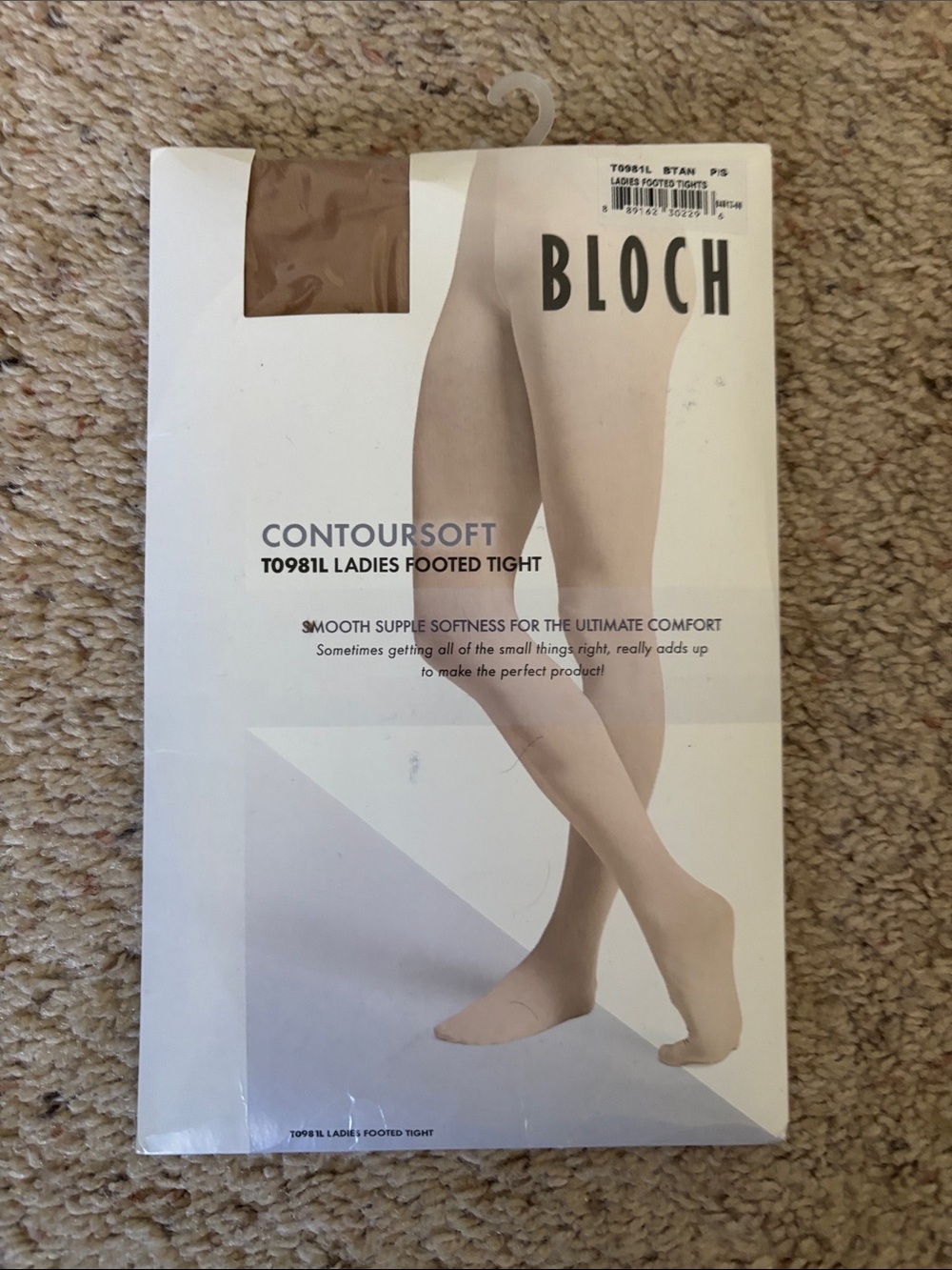 Bloch ContourSoft Ladies Footed Tights - Beige/Stayn